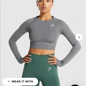 Gym shark “vital seamless” crop top